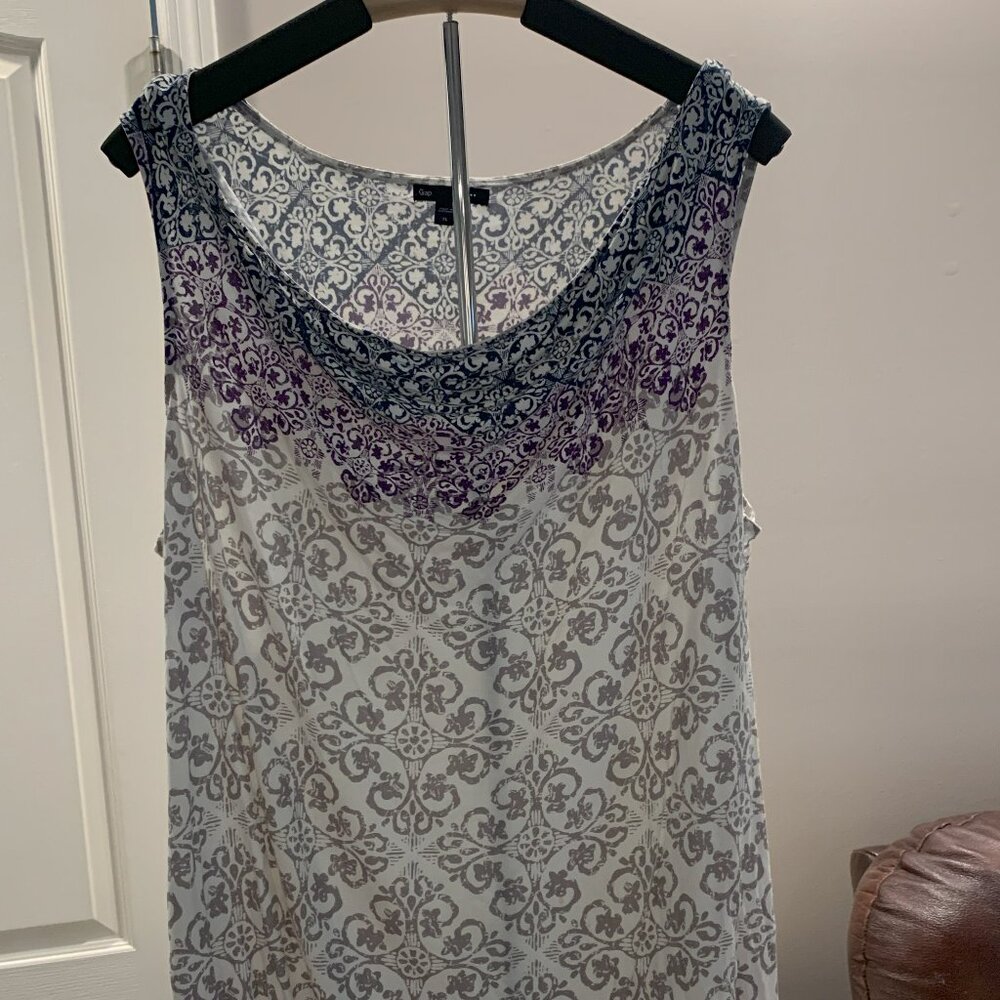 Gap Sleeveless Cowl Neck Top